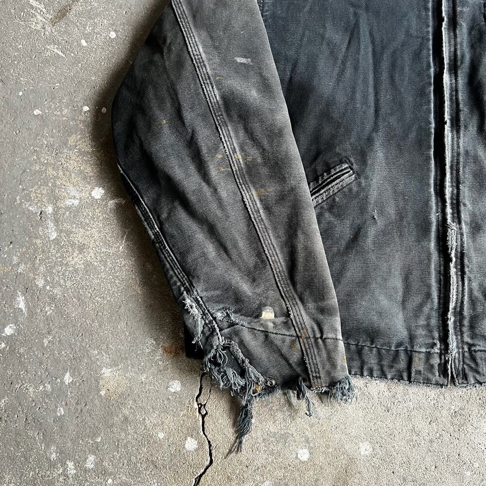 Carhartt faded black detroit work wear jacket - Picture 2 of 16